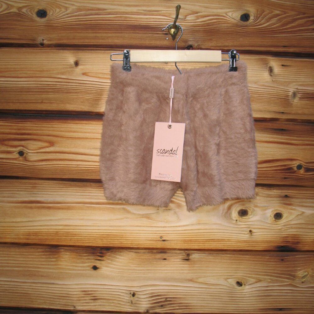 NWT Scandal Italy Serena Soft Fuzzy Shorts XS S M L - Picture 7 of 11